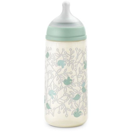 Biberon - SUAVINEX - Birdies - Tétine SX Pro L - 360 ml - 6 mois et p