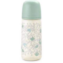 Biberon - SUAVINEX - Birdies - Tétine SX Pro L - 360 ml - 6 mois et plus - Vert