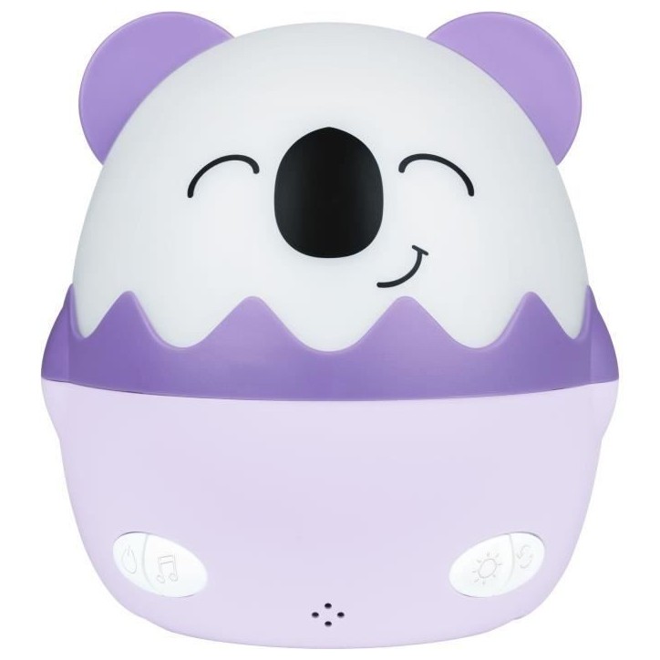 Veilleuse musicale sans fil - BIGBEN - Koala - Projection 360° - 13 films - 8 mélodies - Télécommande - Batterie USB-C