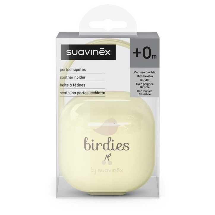 Porte-sucette - SUAVINEX - Birdies - Des la naissance - Beige Porte-sucette - SUAVINEX - Birdies - Des la naissance - Beige
