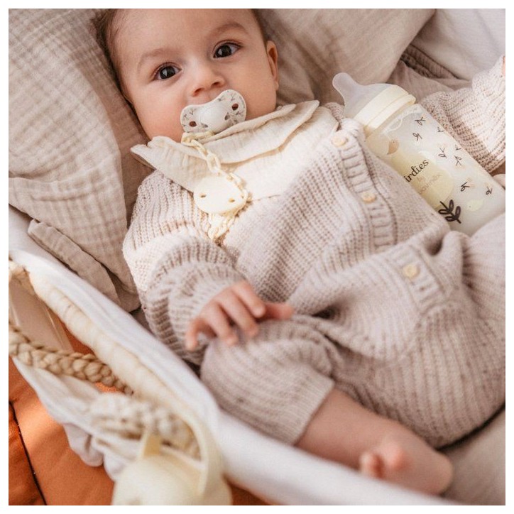 Porte-sucette - SUAVINEX - Birdies - Des la naissance - Beige Porte-sucette - SUAVINEX - Birdies - Des la naissance - Beige