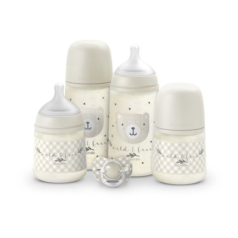 Set nouveau-né - SUAVINEX - Night&Day Wild&Free - 0 a 6 mois - Beige