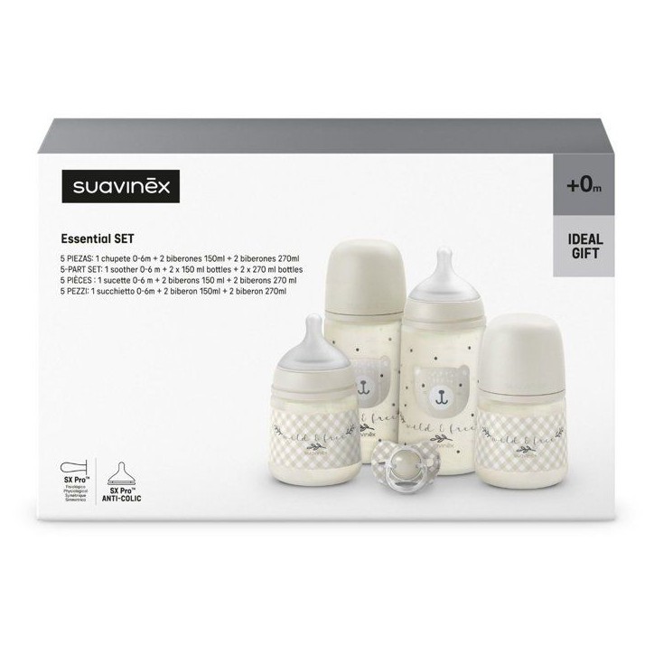 Set nouveau-né - SUAVINEX - Night&Day Wild&Free - 0 a 6 mois - Beige Set nouveau-né - SUAVINEX - Night&Day Wild&Free - 0 a 6 mois - Beige