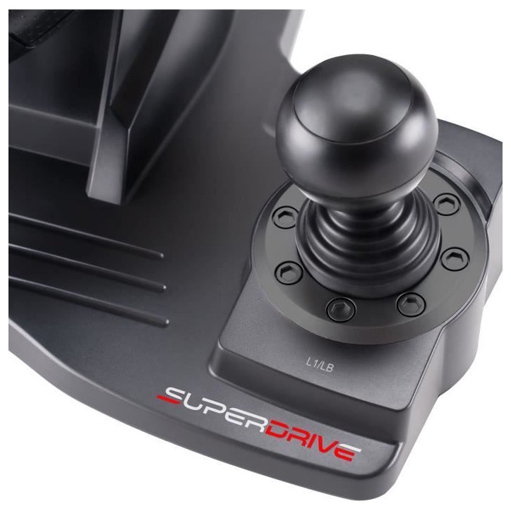 Volant de course - SUPERDRIVE - GS550 - Avec pédalier - Levier de vitesses - Vibrations - Multi-plateformes Volant de course - SUPERDRIVE - GS550 - Avec pédalier - Levier de vitesses - Vibrations - Multi-plateformes