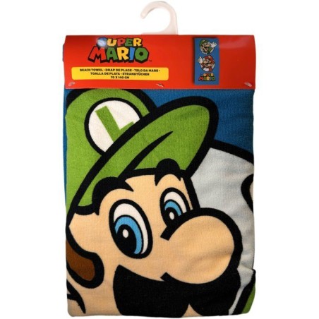 Serviette de plage 100% microfibre 70×140 cm – MARIO NINTENDO – Modele NO467