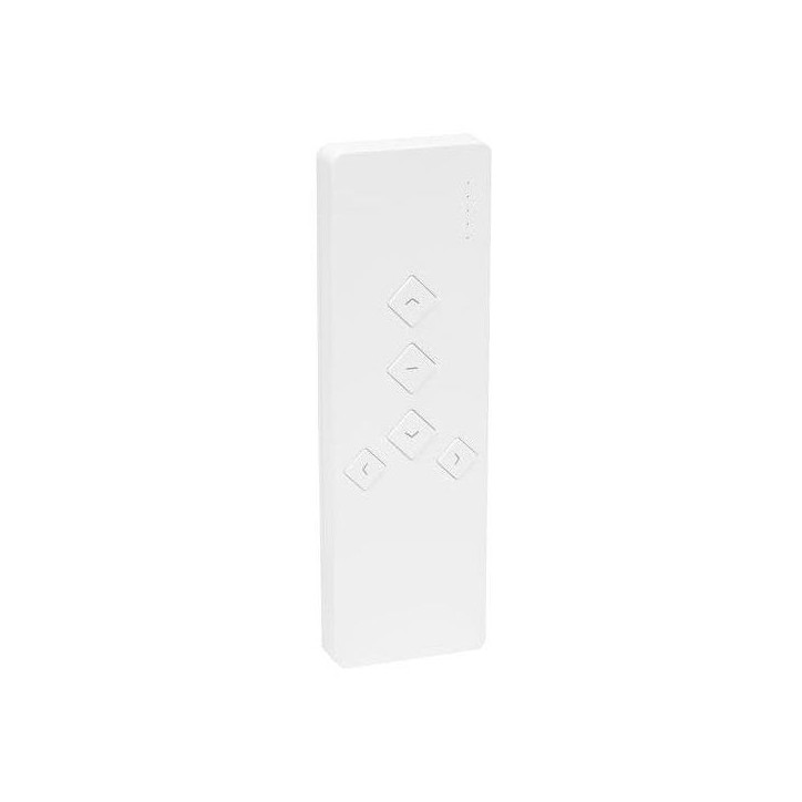 Télécommande - SUPERROLLO - ST115-2 - 5 canaux - Pilote jusqu'a 20 moteurs tubulaires - 3680 W - 16A - Portée 30 m - Blanc Télécommande - SUPERROLLO - ST115-2 - 5 canaux - Pilote jusqu'a 20 moteurs tubulaires - 3680 W - 16A - Portée 30 m - Blanc