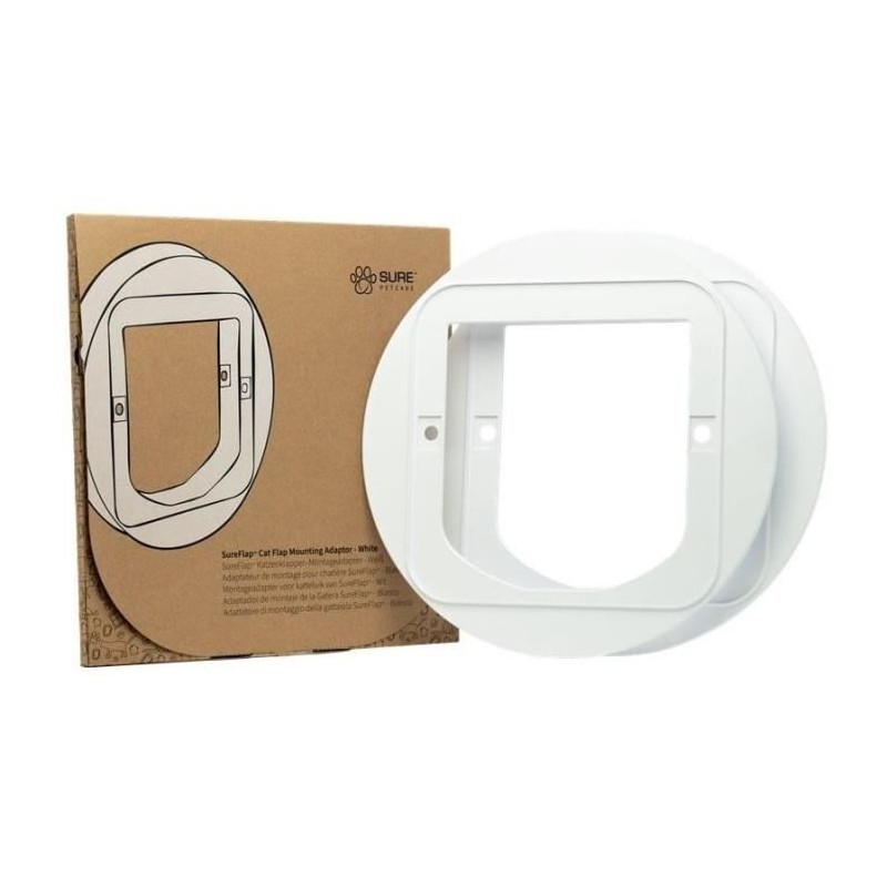 Adaptateur de montage pour chatiere - SUREFLAP - Blanc