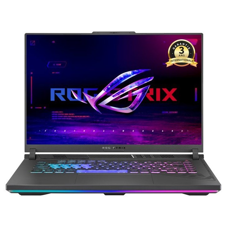 PC Portable Gamer ASUS ROG Strix G16 : Win 11 - 16.0 WQXGA 240Hz - RTX 5070 8Go - AMD Ryzen 9 9955HX - RAM 32Go - 1To SSD PC Portable Gamer ASUS ROG Strix G16 : Win 11 - 16.0 WQXGA 240Hz - RTX 5070 8Go - AMD Ryzen 9 9955HX - RAM 32Go - 1To SSD