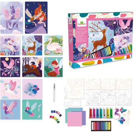 Multi activités XXL - SYCOMORE - Artissimo - Aquarelles pastels acrylique - Des 7 ans