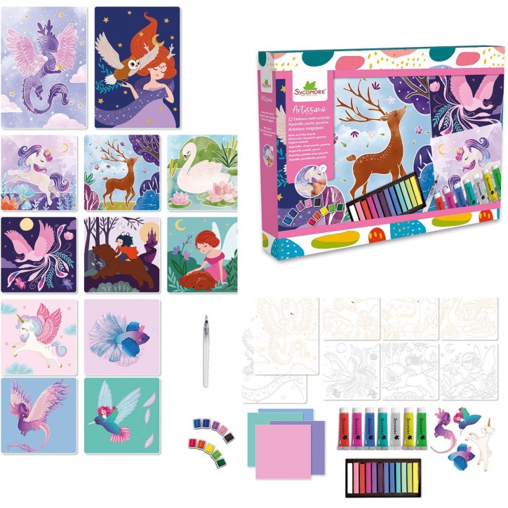 Multi activités XXL - SYCOMORE - Artissimo - Aquarelles pastels acrylique - Des 7 ans Multi activités XXL - SYCOMORE - Artissimo - Aquarelles pastels acrylique - Des 7 ans