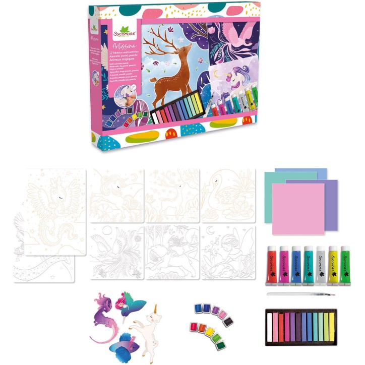 Multi activités XXL - SYCOMORE - Artissimo - Aquarelles pastels acrylique - Des 7 ans Multi activités XXL - SYCOMORE - Artissimo - Aquarelles pastels acrylique - Des 7 ans