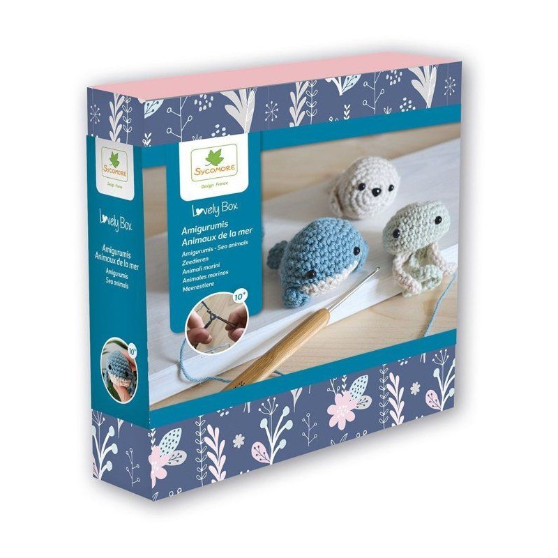 Lovely Box - SYCOMORE - Amigurumi - Animaux de la mer - Des 10 ans