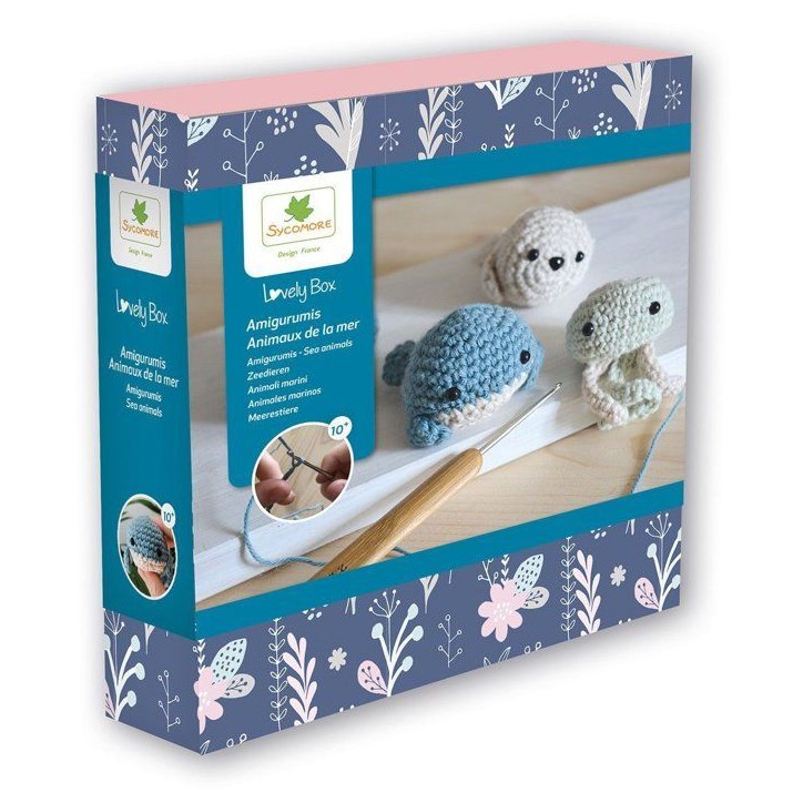 Lovely Box - SYCOMORE - Amigurumi - Animaux de la mer - Des 10 ans Lovely Box - SYCOMORE - Amigurumi - Animaux de la mer - Des 10 ans