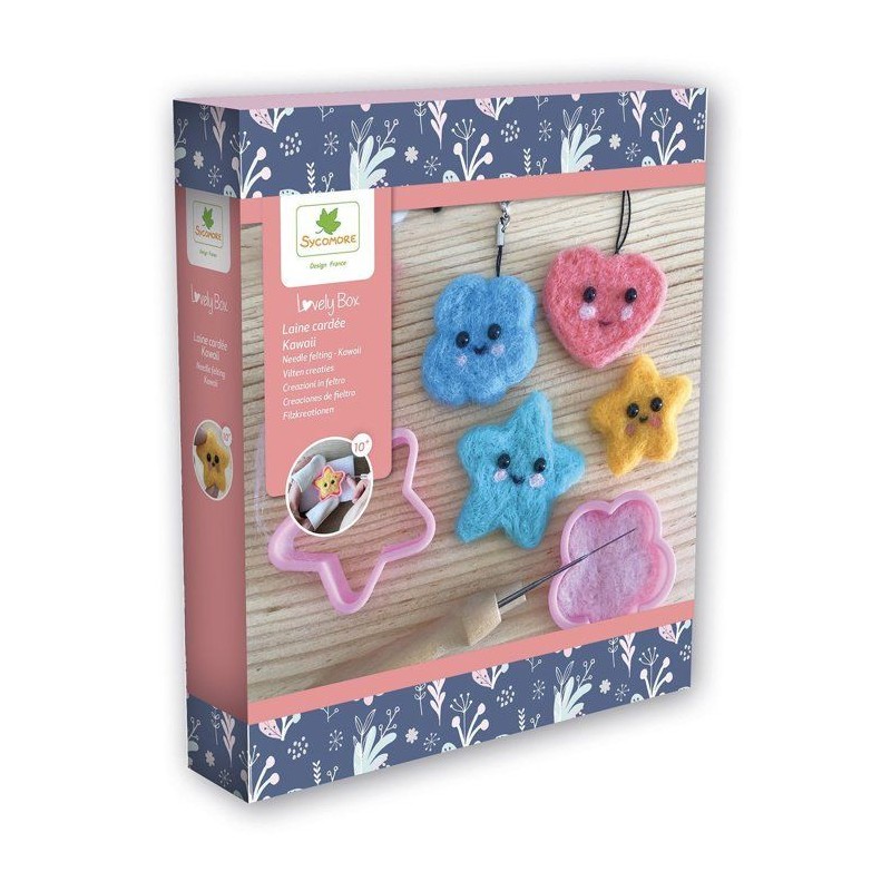 Lovely Box - SYCOMORE - Laine cardée - Kawaii - Des 10 ans