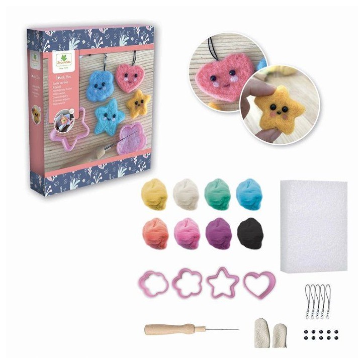 Lovely Box - SYCOMORE - Laine cardée - Kawaii - Des 10 ans Lovely Box - SYCOMORE - Laine cardée - Kawaii - Des 10 ans