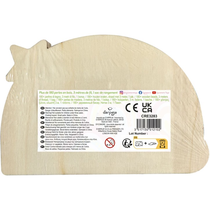 Coffret de perles en bois - SYCOMORE - Arc-en-ciel - Des 4 ans Coffret de perles en bois - SYCOMORE - Arc-en-ciel - Des 4 ans