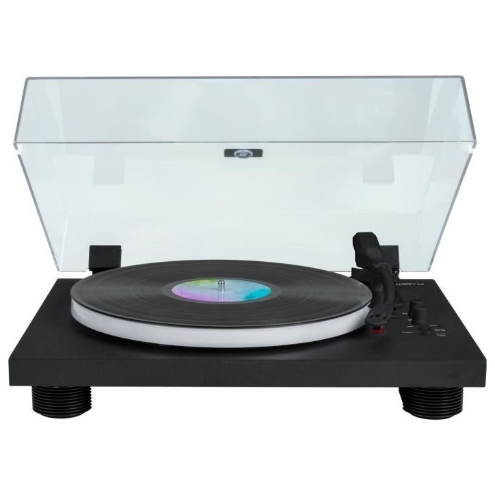 Tourne-disques BIGBEN INTERACTIVE PARTYBTTDLIGHT - Plateau lumineux - Entraînement par courroie - Bluetooth - Effets lumineux
