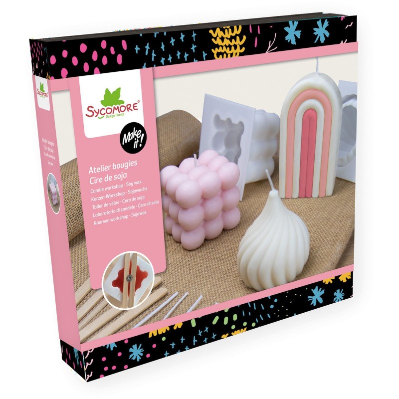 Atelier bougies - SYCOMORE - Make it XL - Cire de soja - Des 12 ans
