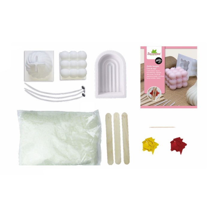 Atelier bougies - SYCOMORE - Make it XL - Cire de soja - Des 12 ans Atelier bougies - SYCOMORE - Make it XL - Cire de soja - Des 12 ans