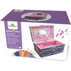 3D Mosaiques - SYCOMORE - Stick'N Fun - Boîte a musique Licorne - Des