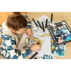 Coffret créatif - SYCOMORE - Layout et marqueurs - Héros guerriers -