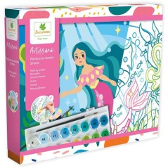 Kit créatif Peinture au numéro - SYCOMORE - Artissimo - Sirenes - De
