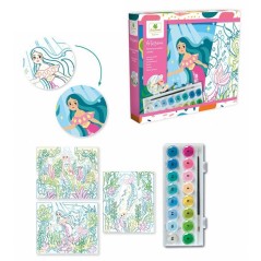 Kit créatif Peinture au numéro - SYCOMORE - Artissimo - Sirenes - Des 7 ans