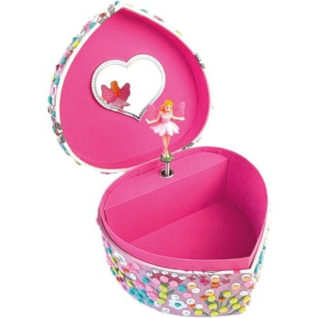 3D Mosaiques - SYCOMORE - Stick'N Fun - Boîte a musique coeur - Des 5 ans