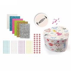 3D Mosaiques - SYCOMORE - Stick'N Fun - Boîte a musique coeur - Des 5