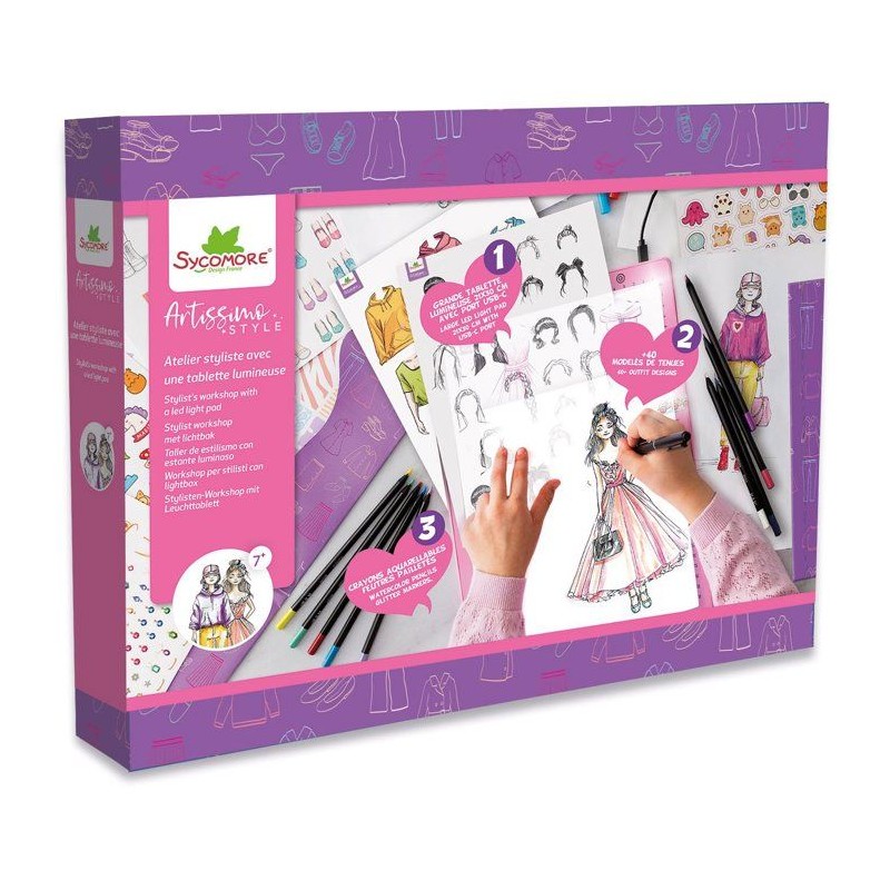 Kit créatif - SYCOMORE - Artissimo - Atelier stylisme avec tablette l