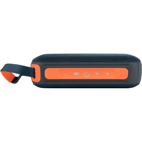 Enceinte bluetooth lumineuse - BIGBEN PARTY - Bleu et orange
