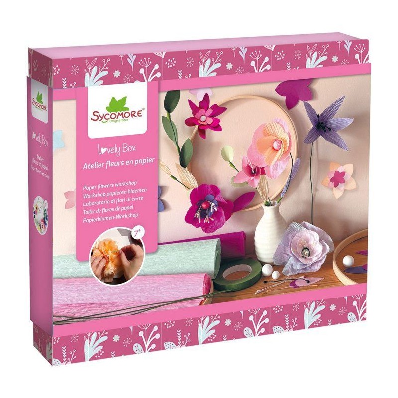 Lovely box - SYCOMORE - Atelier fleurs en papier - Des 7 ans