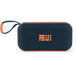 Enceinte bluetooth lumineuse - BIGBEN PARTY - Bleu et orange