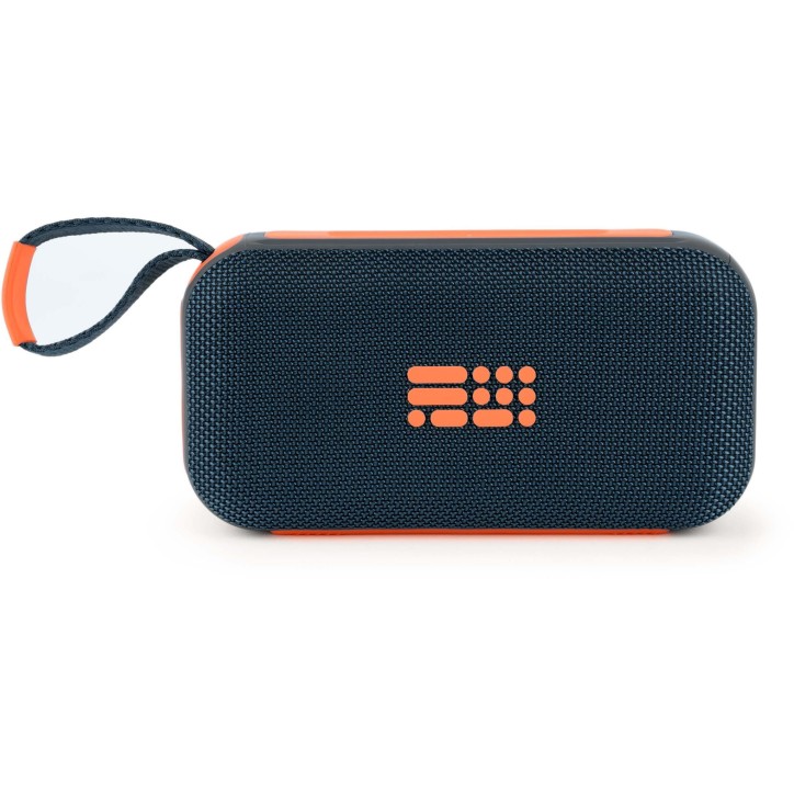 Enceinte bluetooth lumineuse - BIGBEN PARTY - Bleu et orange