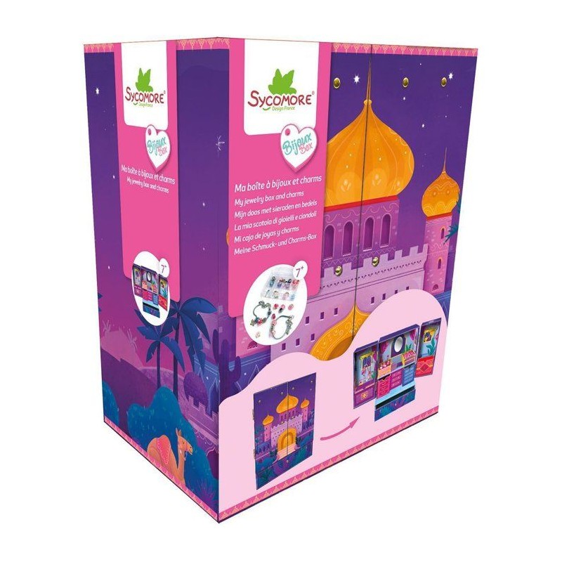 Bijoux Box - SYCOMORE - Ma boîte a bijoux et charms - Des 7 ans