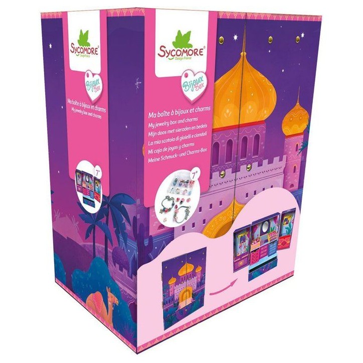 Bijoux Box - SYCOMORE - Ma boîte a bijoux et charms - Des 7 ans Bijoux Box - SYCOMORE - Ma boîte a bijoux et charms - Des 7 ans