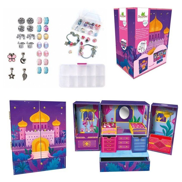 Bijoux Box - SYCOMORE - Ma boîte a bijoux et charms - Des 7 ans Bijoux Box - SYCOMORE - Ma boîte a bijoux et charms - Des 7 ans