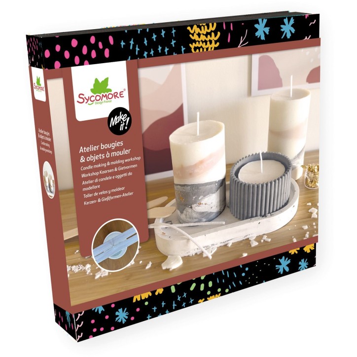 Atelier bougies et jesmonite - SYCOMORE - Make it XL - Des 12 ans Atelier bougies et jesmonite - SYCOMORE - Make it XL - Des 12 ans