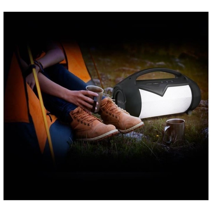 BIGBEN PARTYBTIPLITE Enceinte Bluetooth - USB SD AUX-IN - 30cm - 50W - IPX54 - Outdoor