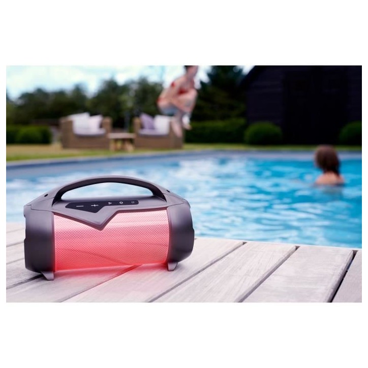 BIGBEN PARTYBTIPLITE Enceinte Bluetooth - USB SD AUX-IN - 30cm - 50W - IPX54 - Outdoor