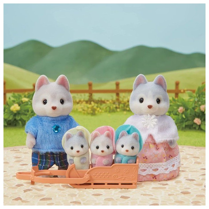 La famille Husky - Sylvanian Families - 5636
