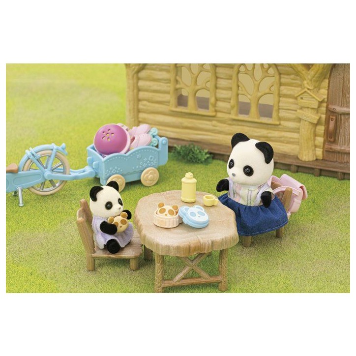 La fille panda, son vélo et sa remorque - Sylvanian Families - 5652 La fille panda, son vélo et sa remorque - Sylvanian Families - 5652