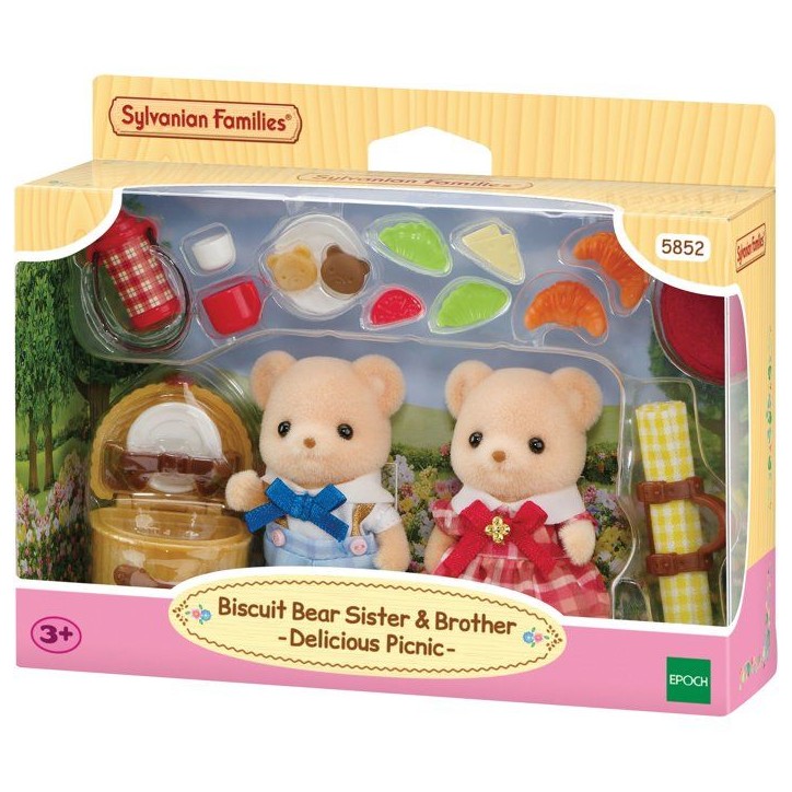 Le pique-nique gourmand des Ours Biscuit - Sylvanian Families - 5852 Le pique-nique gourmand des Ours Biscuit - Sylvanian Families - 5852