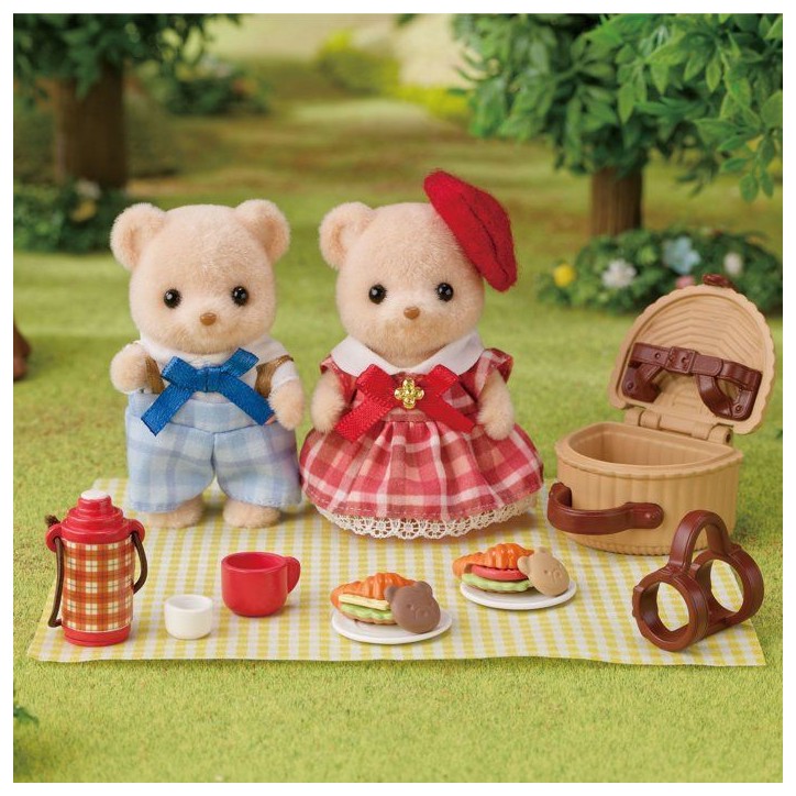 Le pique-nique gourmand des Ours Biscuit - Sylvanian Families - 5852 Le pique-nique gourmand des Ours Biscuit - Sylvanian Families - 5852