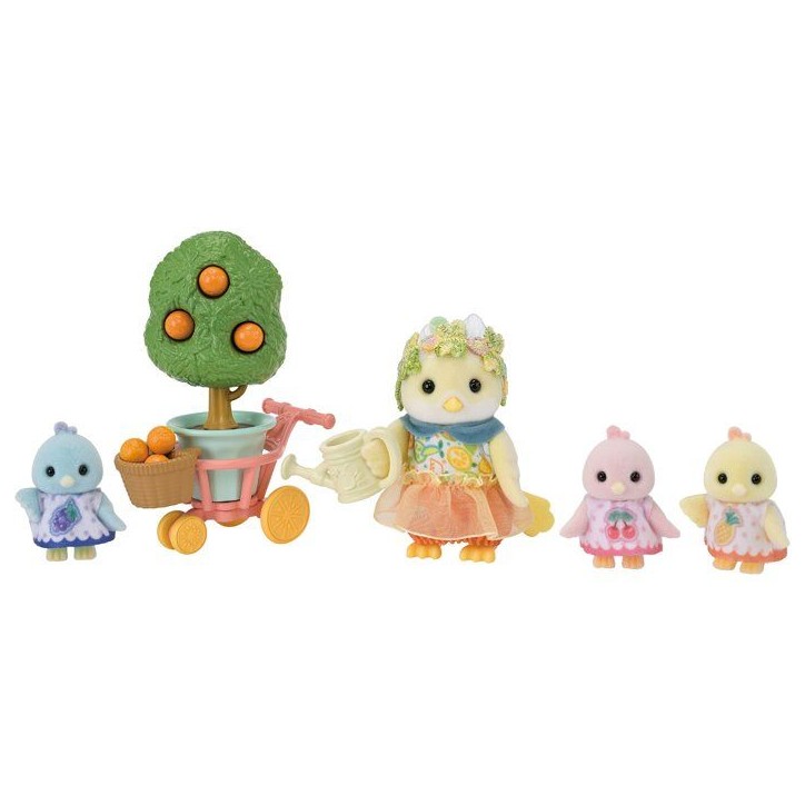 La famille Oiseau Citrus - Sylvanian Families - 5860 La famille Oiseau Citrus - Sylvanian Families - 5860