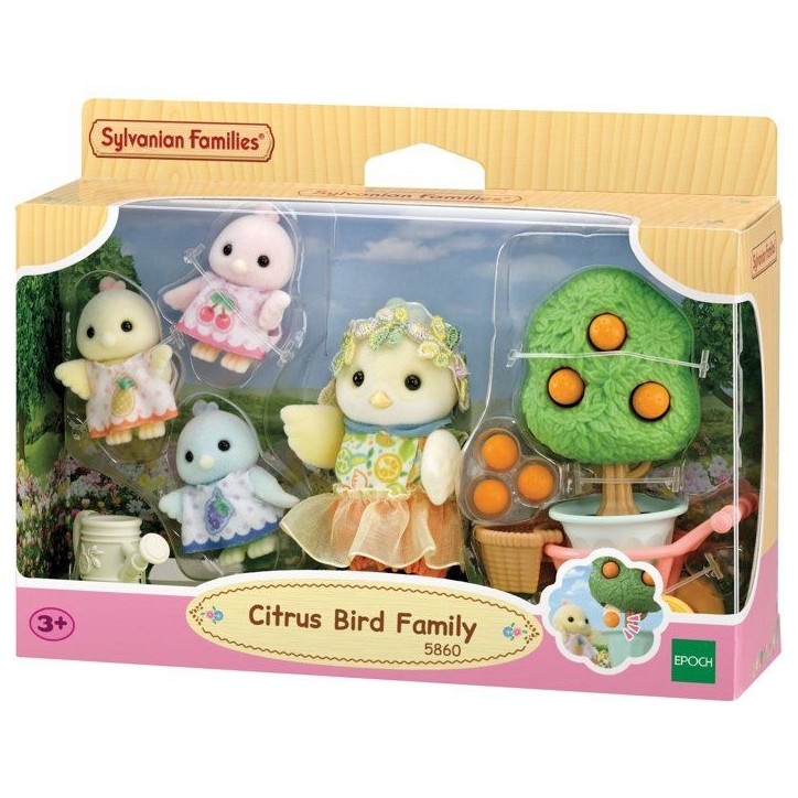 La famille Oiseau Citrus - Sylvanian Families - 5860 La famille Oiseau Citrus - Sylvanian Families - 5860
