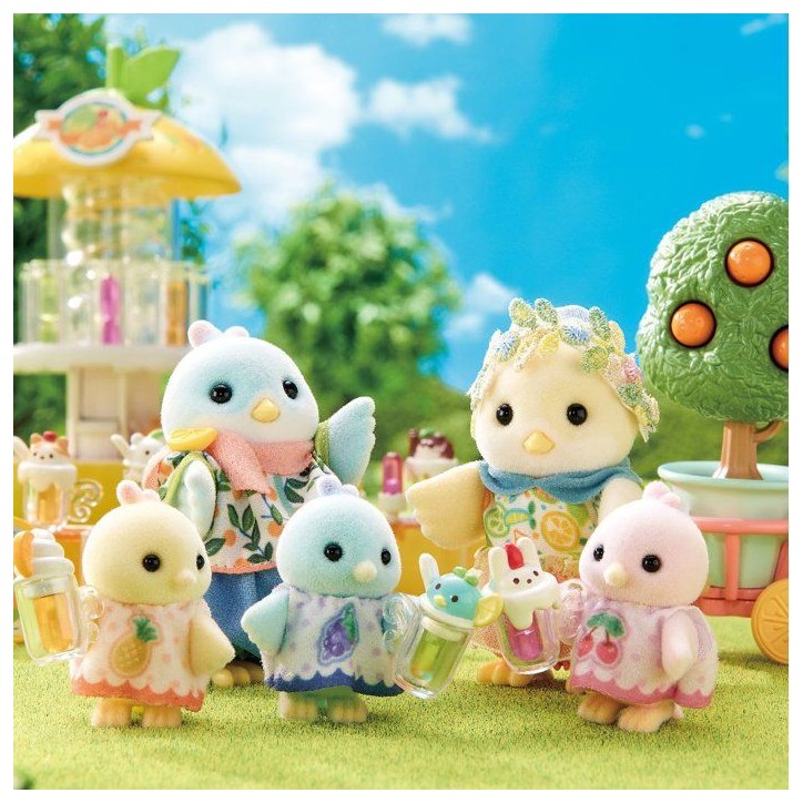 La famille Oiseau Citrus - Sylvanian Families - 5860 La famille Oiseau Citrus - Sylvanian Families - 5860