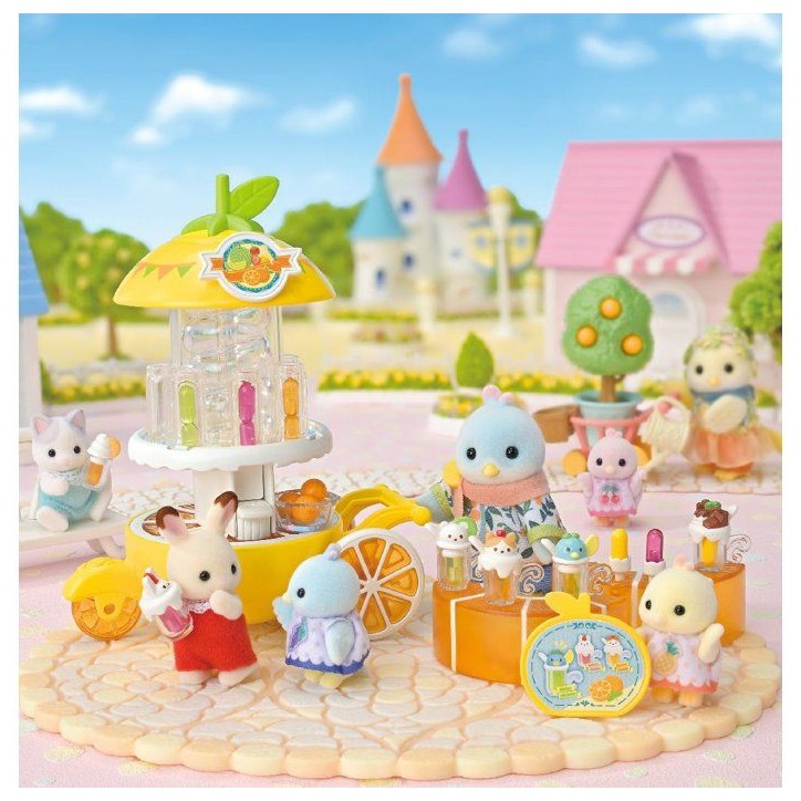 Le stand de jus de fruits - SYLVANIAN FAMILIES - La fete foraine - Des 3 ans Le stand de jus de fruits - SYLVANIAN FAMILIES - La fete foraine - Des 3 ans
