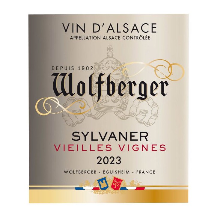 Wolfberger Vieilles Vignes 2023 Alsace Sylvaner - Vin blanc d'Alsace