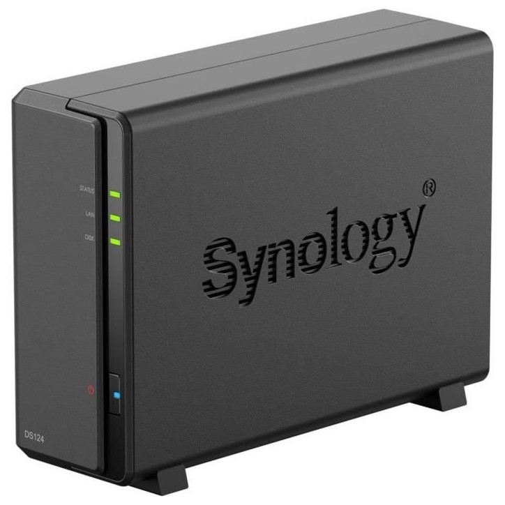 Serveur NAS - SYNOLOGY - DS124 - 1 baie - Gigabit Ethernet - RAM 1 Go
